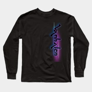 Van Halen - Old Logo Neon Vertical Long Sleeve T-Shirt